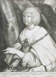 Althea Talbot, lady Arundel autorstwa Wenceslaus Hollar