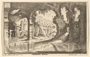 Amfiteatry Rzymskie, ca. 1650. autorstwa Wenceslaus Hollar