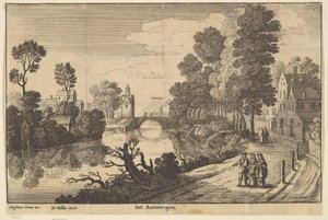 Antwerpia, 1625-77. autorstwa Wenceslaus Hollar