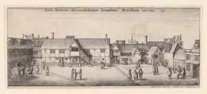 Dom Arundel od południa, 1646., 1646. autorstwa Wenceslaus Hollar