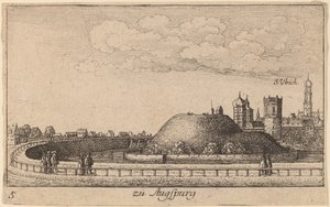 Augsburg autorstwa Wenceslaus Hollar