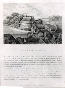 Ogród Niedźwiedzia, 1647 autorstwa Wenceslaus Hollar