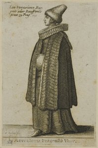 Czeska kobieta dobrej jakości autorstwa Wenceslaus Hollar
