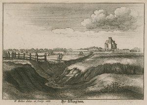 Islington, New River Head autorstwa Wenceslaus Hollar