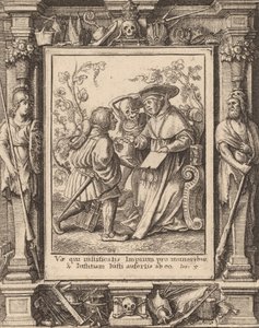Kardynał, 1651. autorstwa Wenceslaus Hollar