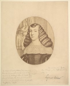 Katarzyna, księżna Portugalii, 1661. autorstwa Wenceslaus Hollar