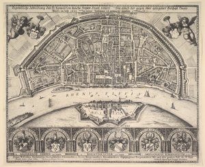 Kolonia i Deutz, 1635. autorstwa Wenceslaus Hollar