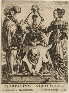 Herb śmierci autorstwa Wenceslaus Hollar