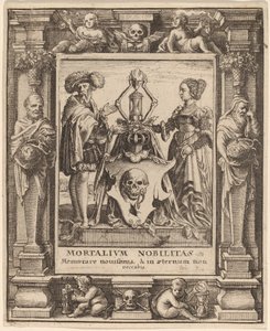 Herb śmierci, 1651. autorstwa Wenceslaus Hollar