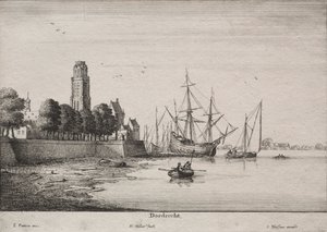 Dordrecht autorstwa Wenceslaus Hollar