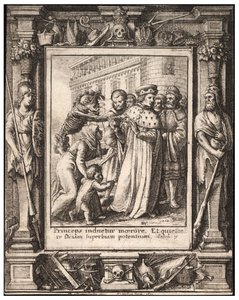 Książę. Stan 1 autorstwa Wenceslaus Hollar