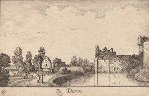 Düren, 1635. autorstwa Wenceslaus Hollar