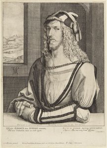 Dürer jako młody mężczyzna autorstwa Wenceslaus Hollar
