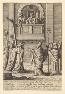 Oto Człowiek, 1625-77. autorstwa Wenceslaus Hollar