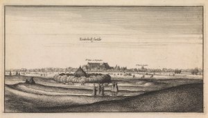 Angielskie widoki: Tootehill Fields autorstwa Wenceslaus Hollar