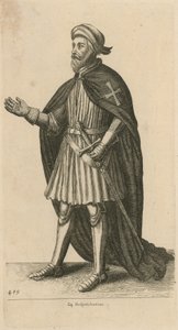 Eq Hospitaliarius autorstwa Wenceslaus Hollar