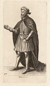 Równ. Szpitalnik. Stan 2 autorstwa Wenceslaus Hollar