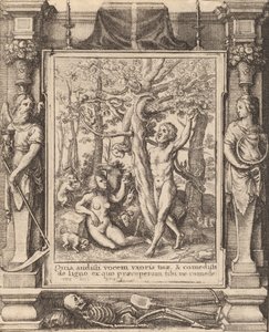 Ogród Eden, 1651. autorstwa Wenceslaus Hollar