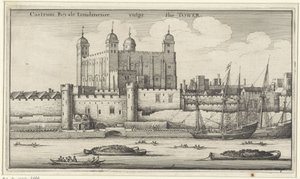 Widok na Tower of London autorstwa Wenceslaus Hollar