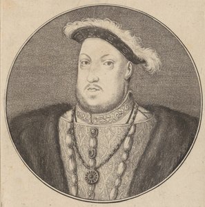 Henryk VIII król Anglii itp., 1647., 1647. autorstwa Wenceslaus Hollar