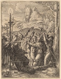 Jezus zabrany autorstwa Wenceslaus Hollar