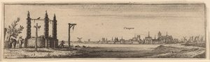 Walka autorstwa Wenceslaus Hollar