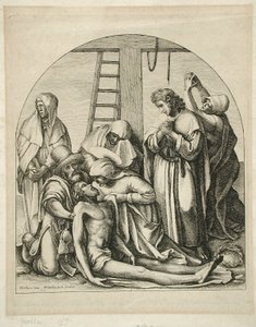Lamentacja autorstwa Wenceslaus Hollar