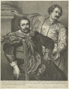 Łukasz i Cornelis z Wael autorstwa Wenceslaus Hollar