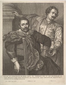 Lucas i Cornelius van Wael, 1646. autorstwa Wenceslaus Hollar