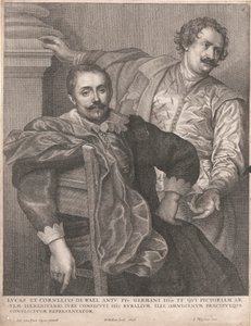 Łukasza i Korneliusza de Wael autorstwa Wenceslaus Hollar