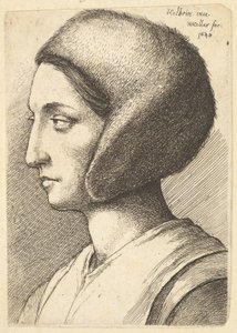 Margaret Giggs, 1648. autorstwa Wenceslaus Hollar
