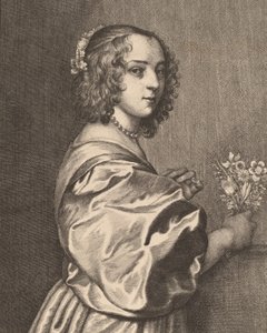 Małgorzata Cytryna, 1646. autorstwa Wenceslaus Hollar