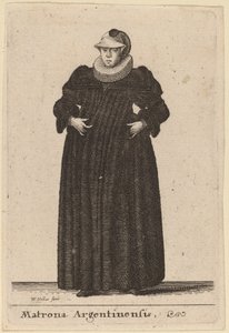 Argentyńska matrona autorstwa Wenceslaus Hollar