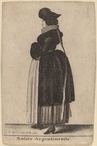 Argentynka autorstwa Wenceslaus Hollar