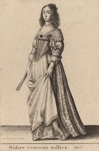 Hojna Francuzka, 1643. autorstwa Wenceslaus Hollar