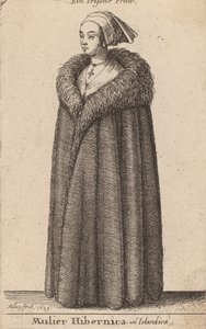 Irlandka, 1649. autorstwa Wenceslaus Hollar