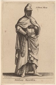 Mulier Moresca autorstwa Wenceslaus Hollar