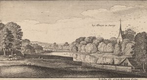 W pobliżu Albury, 1645. autorstwa Wenceslaus Hollar