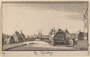 Norymberga autorstwa Wenceslaus Hollar