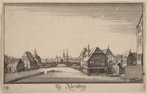 Norymberga autorstwa Wenceslaus Hollar