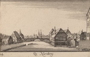 Norymberga, 1635. autorstwa Wenceslaus Hollar