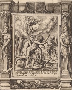 Raj utracony, 1651. autorstwa Wenceslaus Hollar