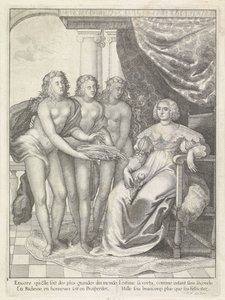 Portret Amalii van Solms autorstwa Wenceslaus Hollar