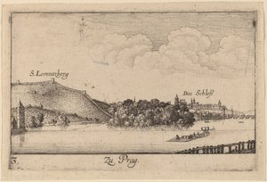 Praga autorstwa Wenceslaus Hollar