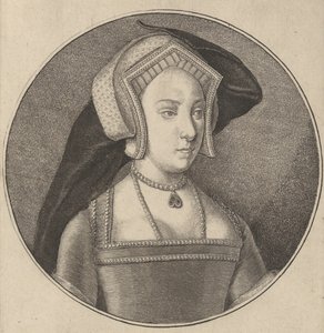 Księżniczka Maria córka Henryka VIII Anglii, 1647., 1647. autorstwa Wenceslaus Hollar