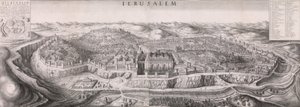 Perspektywa Jerozolimy, 1660., 1660. autorstwa Wenceslaus Hollar