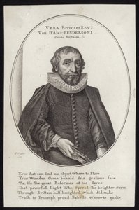 Wielebny Alexander Henderson autorstwa Wenceslaus Hollar