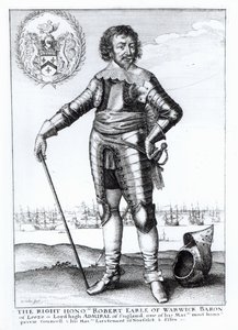 Robert Rich, 2. hrabia Warwick autorstwa Wenceslaus Hollar