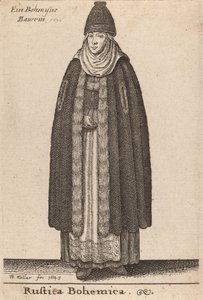 Kraj Czeski, 1643. autorstwa Wenceslaus Hollar