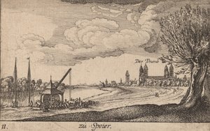 Speyera, 1635. autorstwa Wenceslaus Hollar